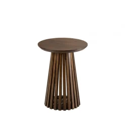 Stolik kawowy VINCENT 40 cm drewno mango brązowy