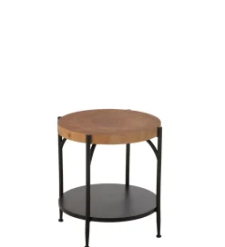 Stolik kawowy VONI 45 cm woptyce drewna