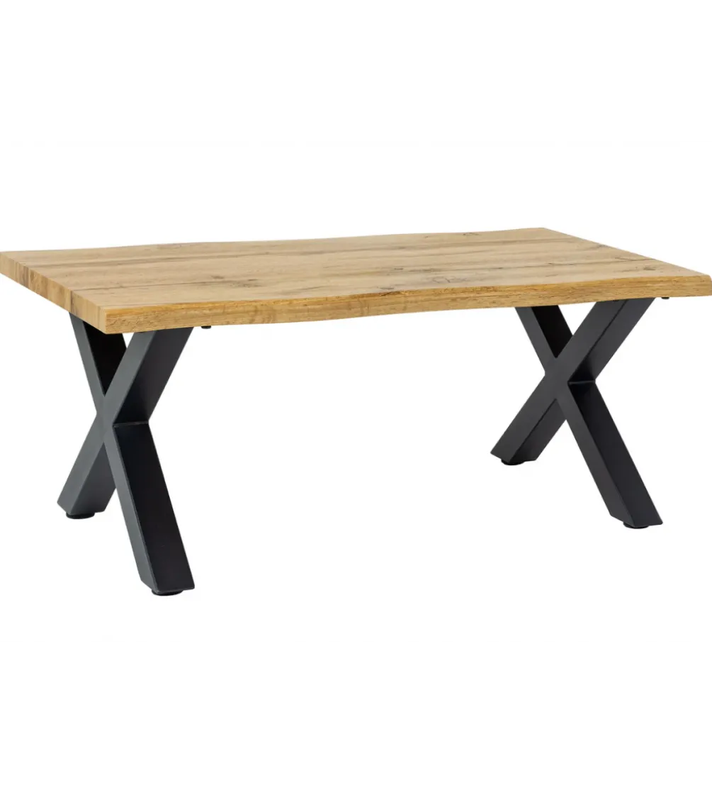 Stolik kawowy WILD 90 cm wygląd naturalnego dębu