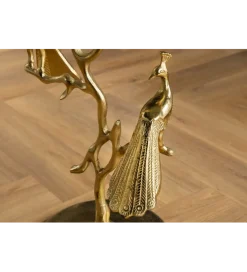 Stolik kawowy WILDLIFE PEACOCK 60 cm złoty