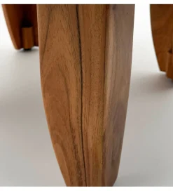 Stolik kawowy WOHNLING 60 cm drewno akacja