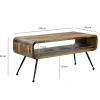 Stolik kawowy WOHNLING 100 cm drewno sheesham