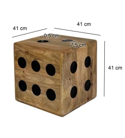 Stolik kawowy WOHNLING 41 cm drewno mango