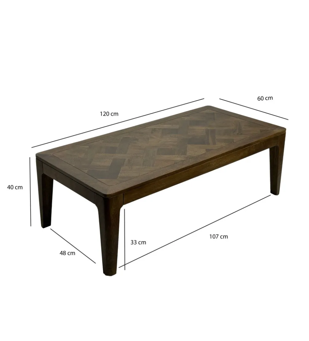 Stolik kawowy WOHNLING 120 cm drewno mango