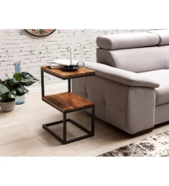 Stolik kawowy WOHNLING 45 cm drewno sheesham