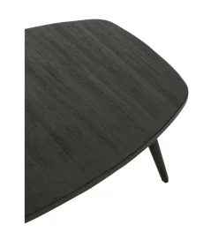 Stolik kawowy ZAMBIA 120 cm drewno teak czarny