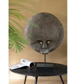 Stolik kawowy ZAMBIA set 4 drewno teak czarny