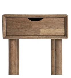 Stolik nocny AMY 55 cm drewno kauczuk