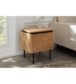 Stolik nocny ATELIER 55 cm kolor dębu