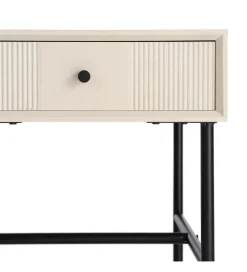 Stolik nocny ENTARADA 40 cm kremowy