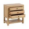 Stolik nocny MEGANY 65 cm drewno mindi