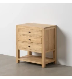 Stolik nocny MEGANY 65 cm drewno mindi