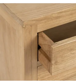Stolik nocny MEGANY 65 cm drewno mindi