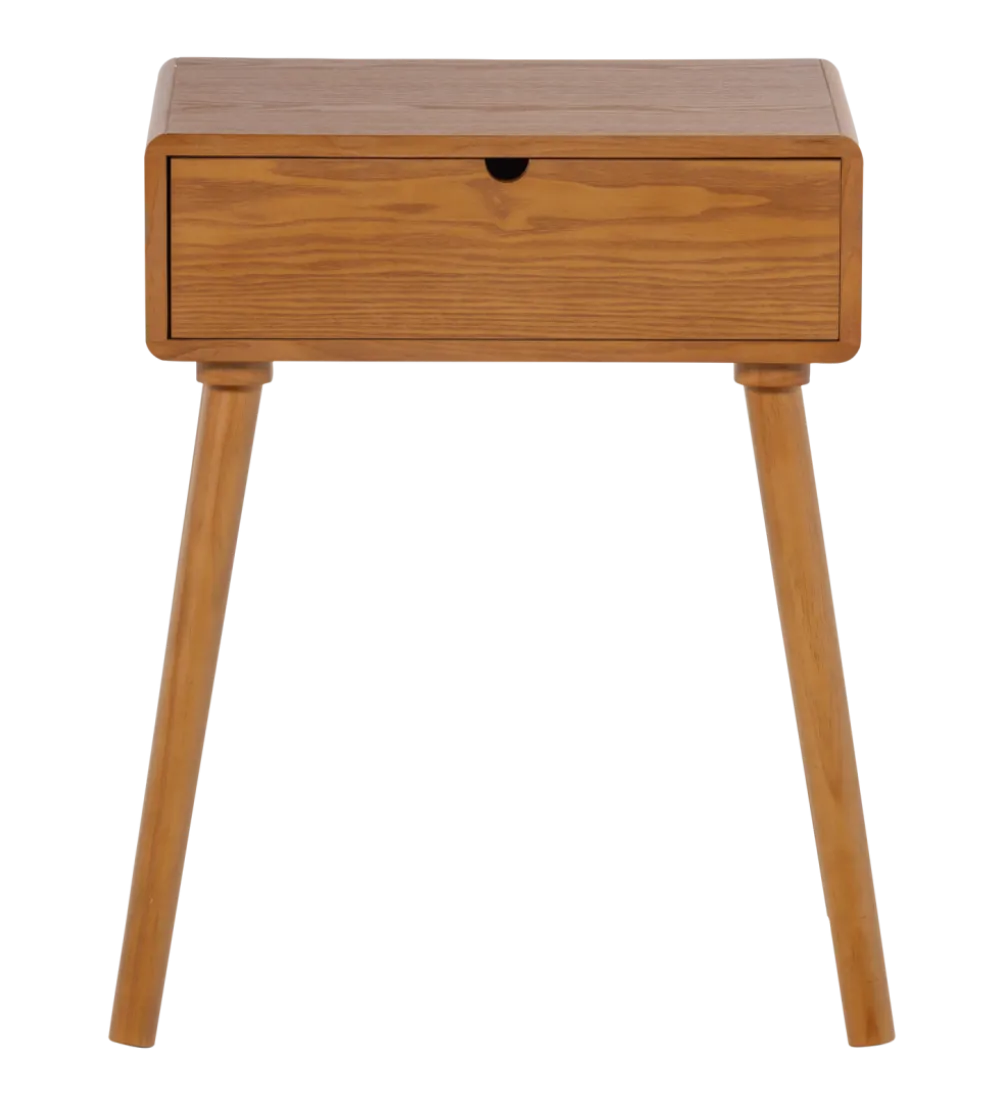 Stolik nocny NELO 54 cm naturalny
