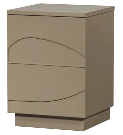Stolik nocny TEO 50 cm drewno sosny mud