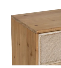 Stolik nocny WARTUM 76 cm naturalny