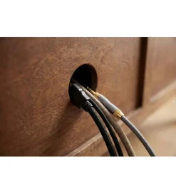 Stolik pod TV ADLON 200 cm drewno mango wzór 3D