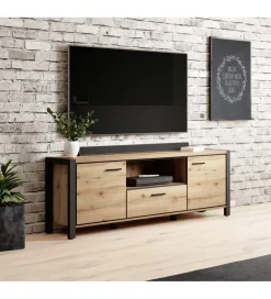 Stolik Pod TV AKTIV 180 cm w optyce dąb Taurus