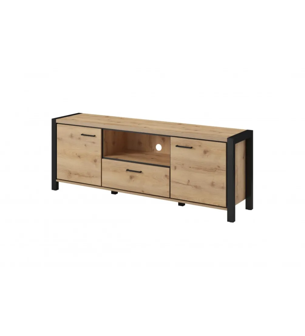 Stolik Pod TV AKTIV 180 cm w optyce dąb Taurus