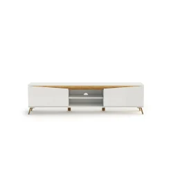 Stolik pod TV ALADYN 200 cm biały