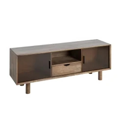 Stolik pod TV AMY 150 cm drewno kauczuk