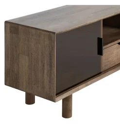 Stolik pod TV AMY 150 cm drewno kauczuk