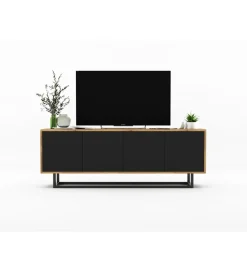 Stolik pod Tv Apollo B 150 cm czarny