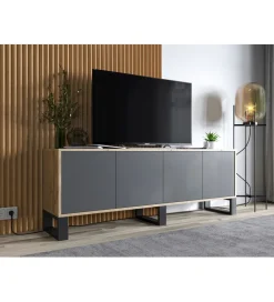 Stolik pod Tv Apollo B III 150 cm antracytowy