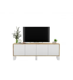 Stolik pod Tv Apollo B III 150 cm biały
