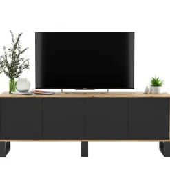 Stolik pod Tv Apollo B III 150 cm czarny