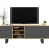 Stolik pod Tv Apollo II 150 cm antracytowy