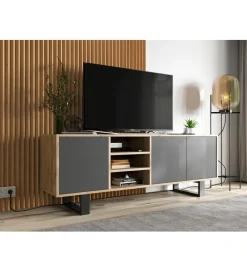 Stolik pod Tv Apollo II 150 cm antracytowy
