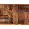 Stolik pod TV ART DECO 200 cm drewno mango brązowy