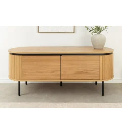 Stolik pod TV ATELIER 120 cm kolor naturalnego dębu