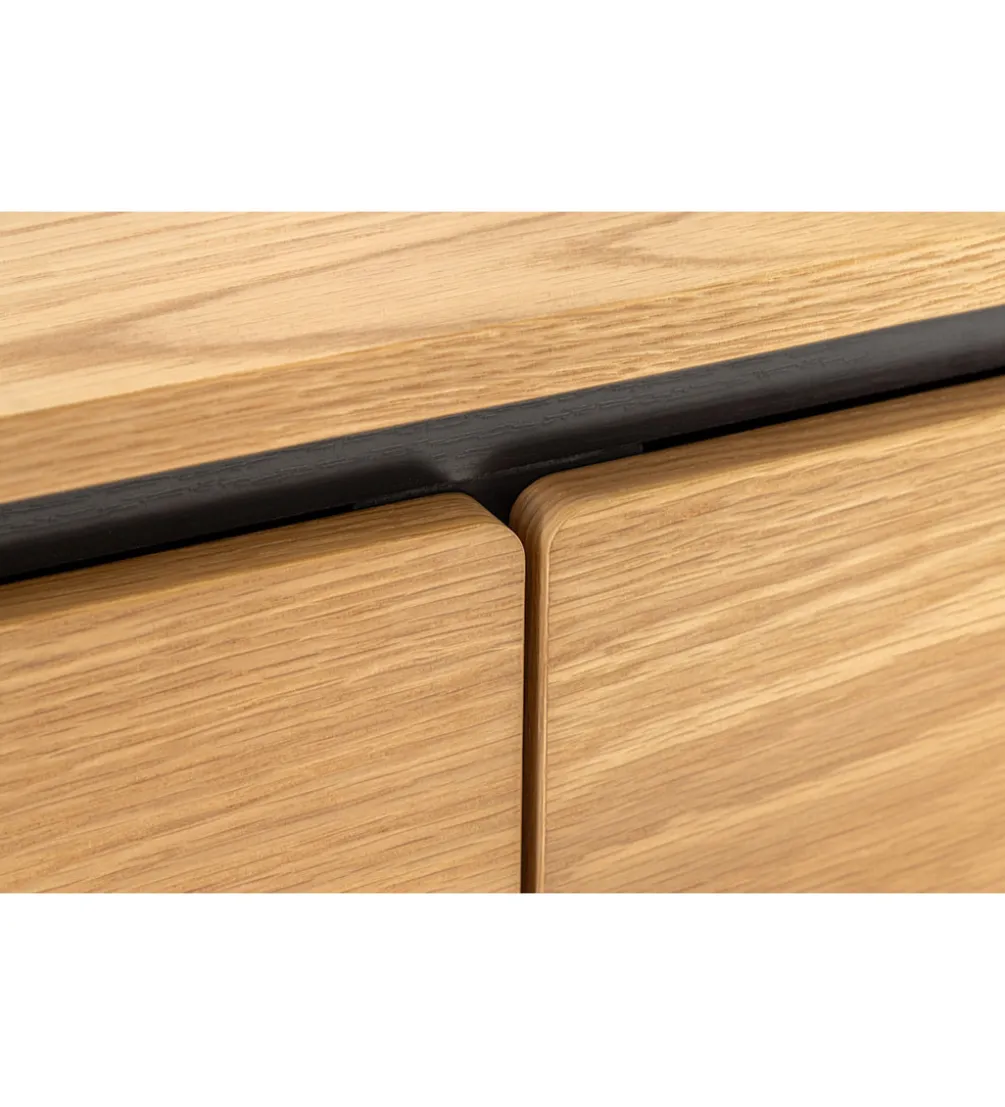 Stolik pod TV ATELIER 160 cm kolor naturalnego dębu