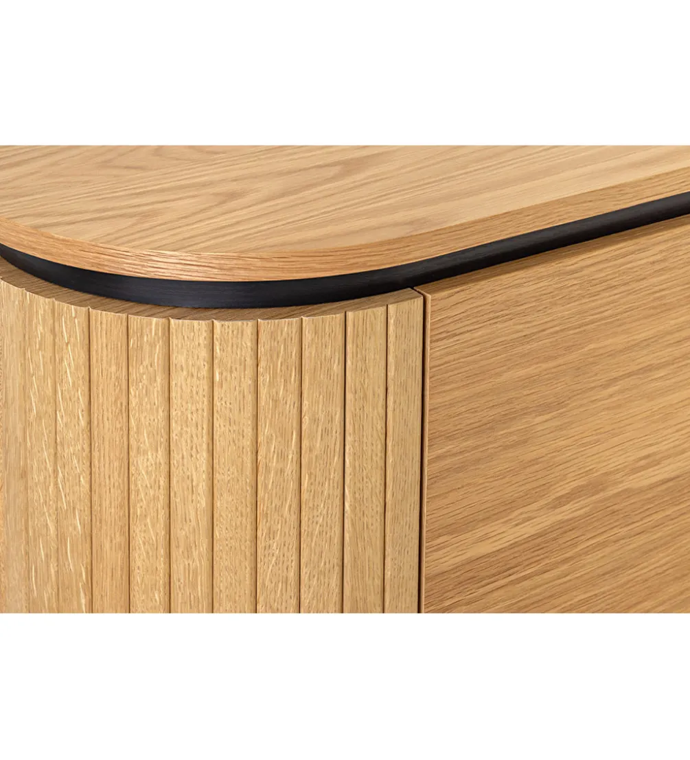 Stolik pod TV ATELIER 160 cm kolor naturalnego dębu
