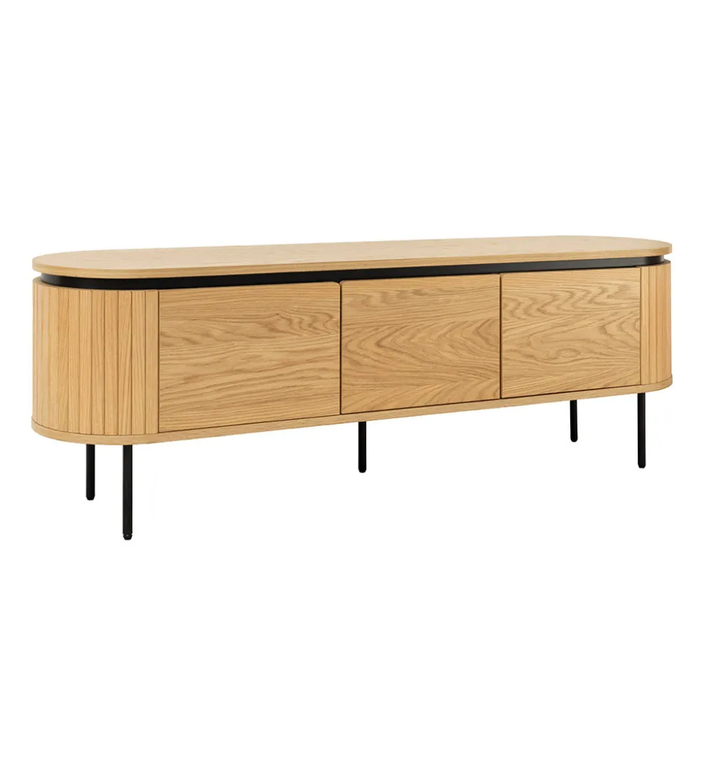 Stolik pod TV ATELIER 160 cm kolor naturalnego dębu