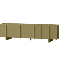 Stolik pod TV BASU 200 cm drewno sosny moss
