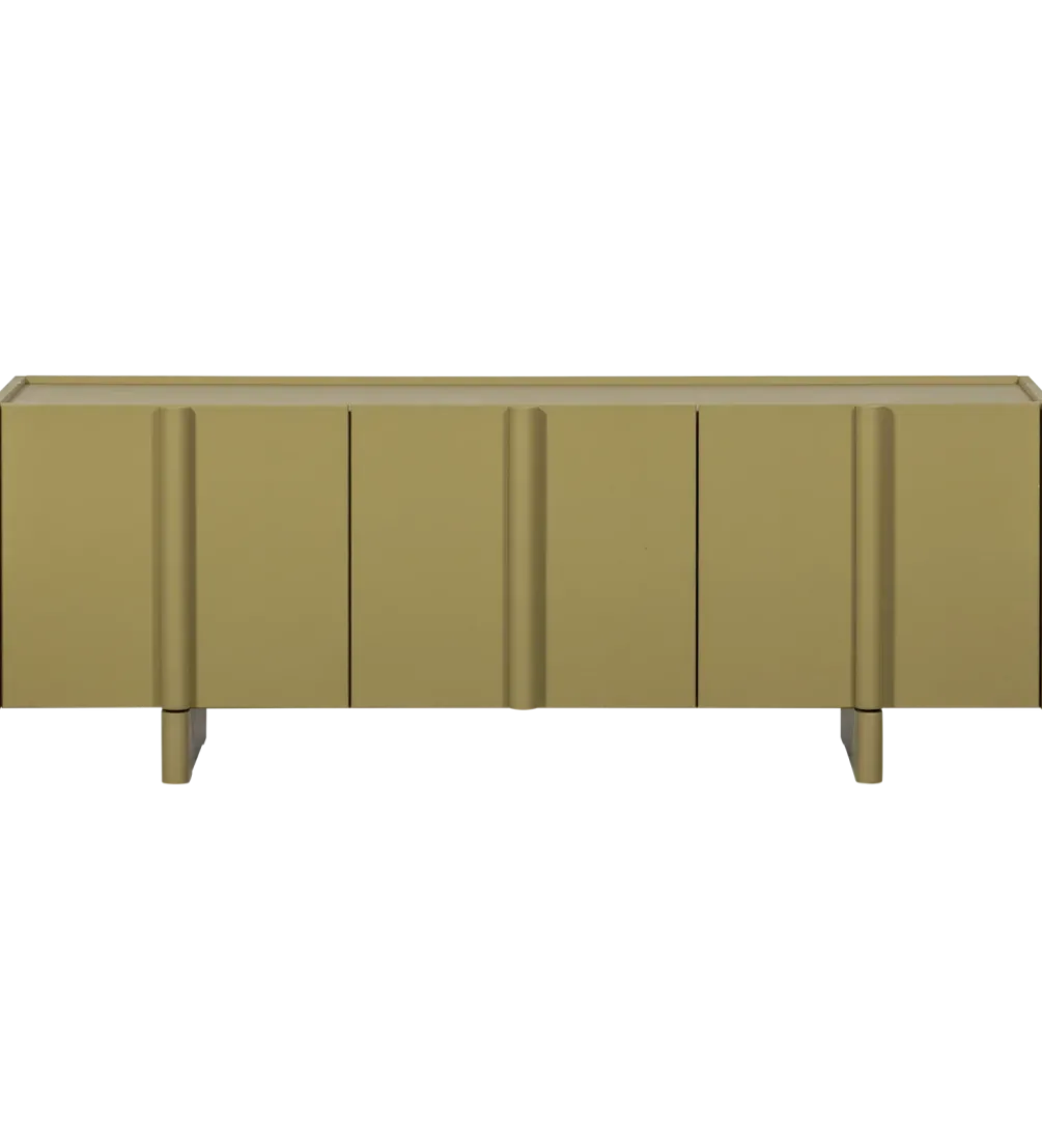 Stolik pod TV BASU 152 cm drewno sosny moss