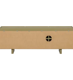 Stolik pod TV BASU 152 cm drewno sosny moss