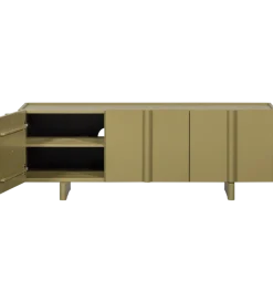 Stolik pod TV BASU 152 cm drewno sosny moss