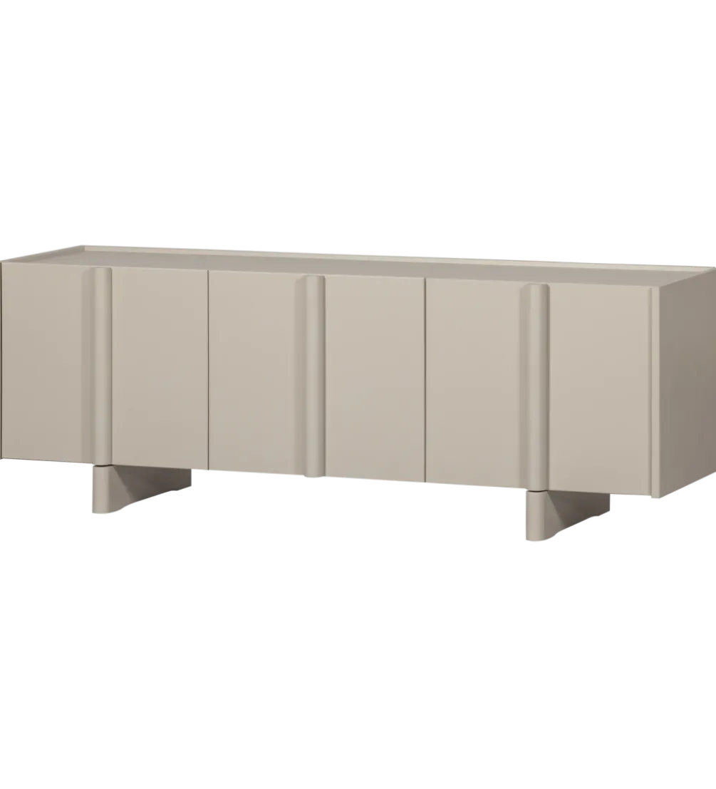 Stolik pod TV BASU 152 cm drewno sosny dust