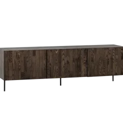 Stolik pod TV BONO 180 cm drewno jesion ciemny brązowy