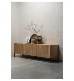 Stolik pod TV BONO 180 cm drewno jesion naturalny