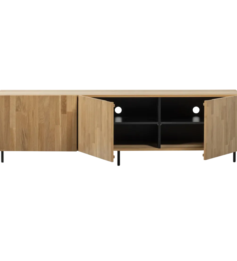 Stolik pod TV BONO 180 cm drewno jesion naturalny