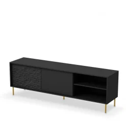 Stolik pod TV BULLET 180 cm czarny