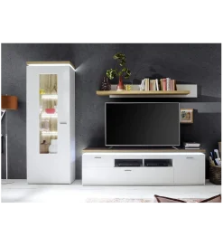 Stolik pod TV CALI 196 cm biały