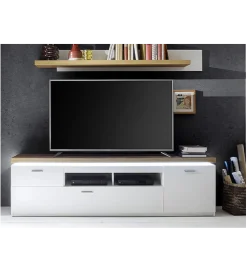 Stolik pod TV CALI 196 cm biały