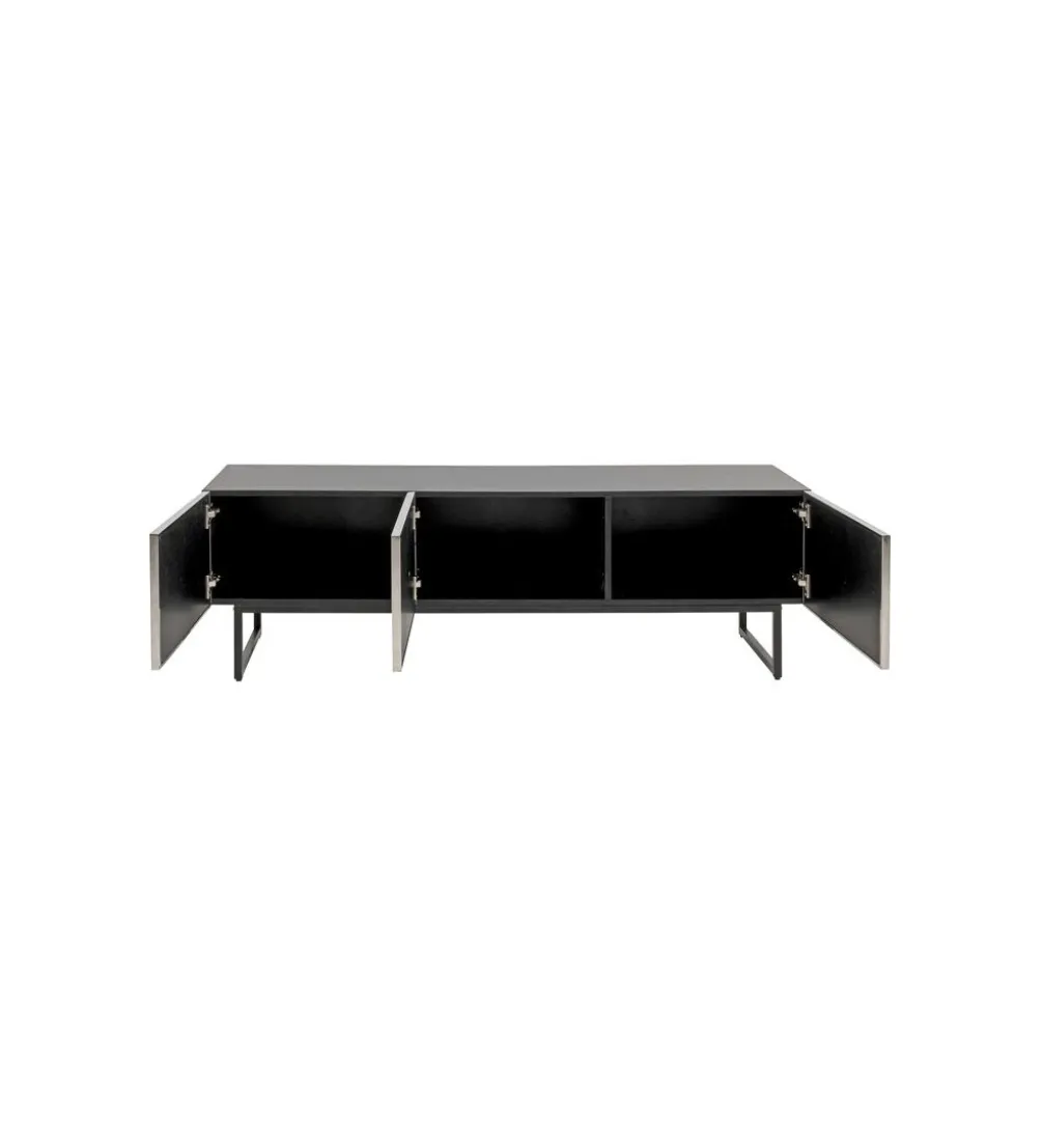 Stolik pod TV CARINO 150 cm srebrna