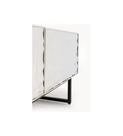 Stolik pod TV CARINO 150 cm srebrna